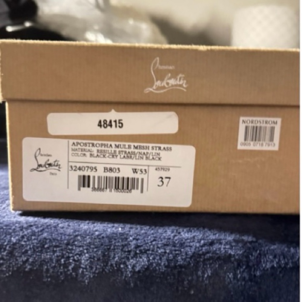 💰⬇️ CHRISTIAN LOUBOUTIN 
Apostropha Mule Mesh Strass 80 - Picture 11 of 13